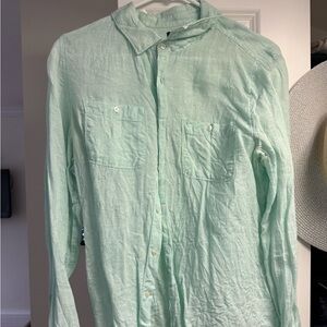 Island Company Mint Button Down Shirt